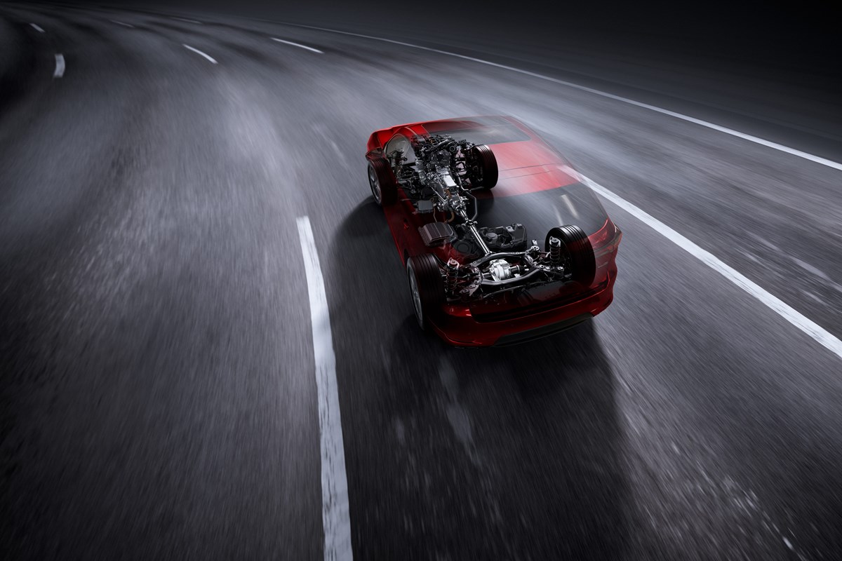 Kiến trúc thân xe được tinh chỉnh để đạt đến độ cân bằng hoàn hảo.